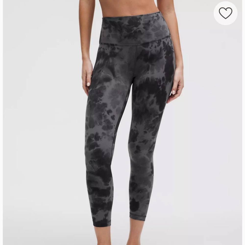 Lululemon (4) 28” wonder under high rise Tie-Dye Leggings